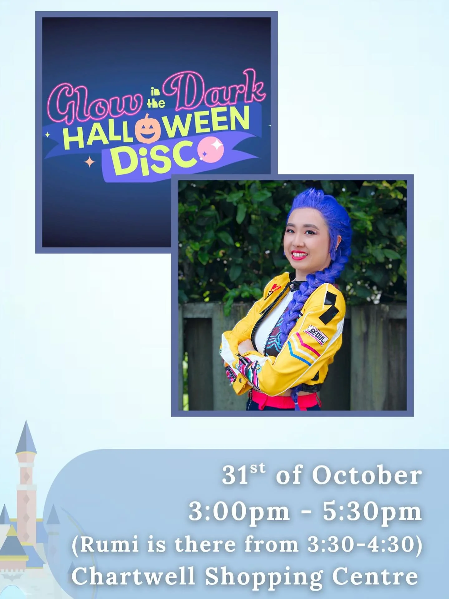 Happy Halloween!! 👻🎃

Need something spooky to fill your afternoon? Put your epic costume on and join us at Chartwell for the Halloween Glow In The Dark Disco!!

Dance the night away at this FREE spooky extravaganza of fun with ghostly glow in the 