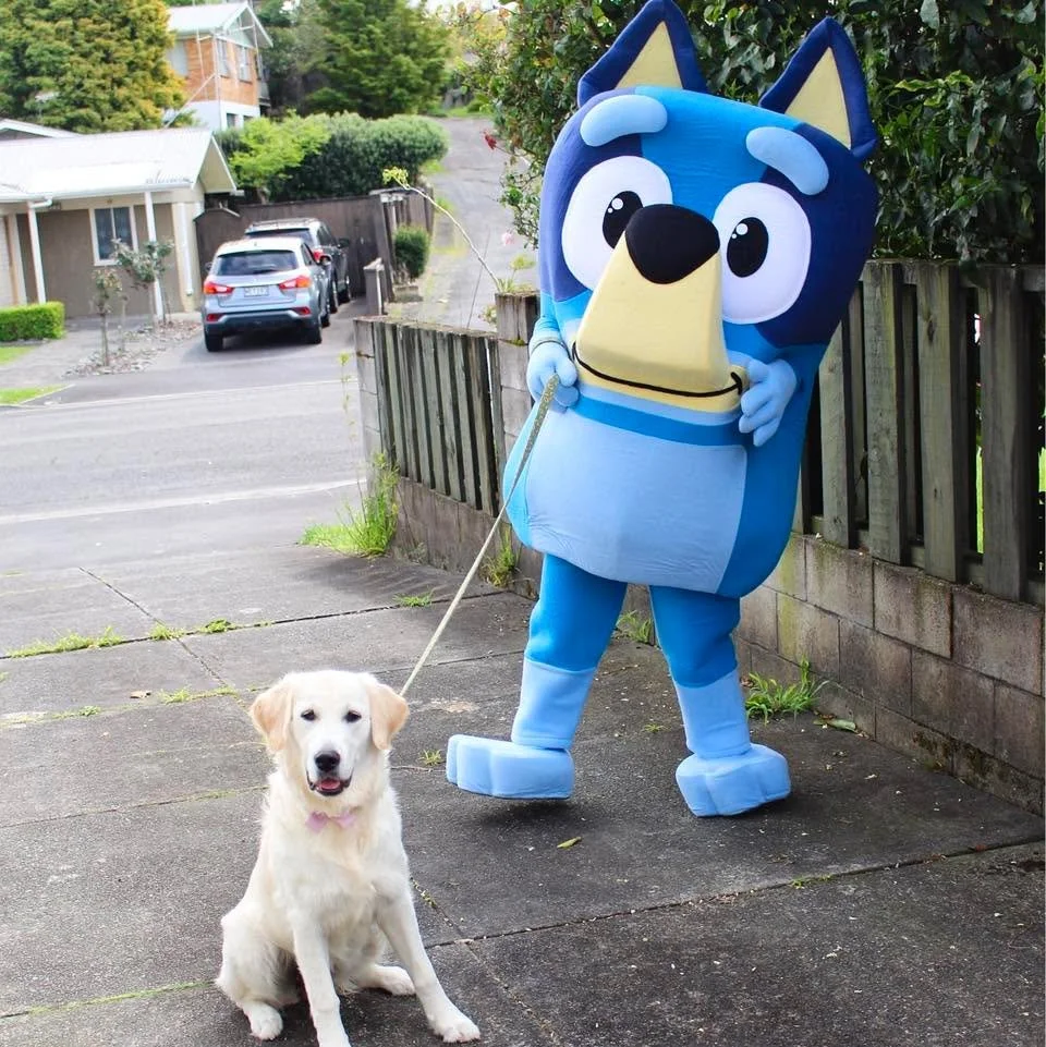 Just two Enchanted pups out on a walk&hellip; 🐶💙

We&rsquo;re stoked as this awesome new friend had her party debut recently, and we&rsquo;re already loving having this blue pup in our party catalog!!

This woof-tastic TV star joined our Enchanted 