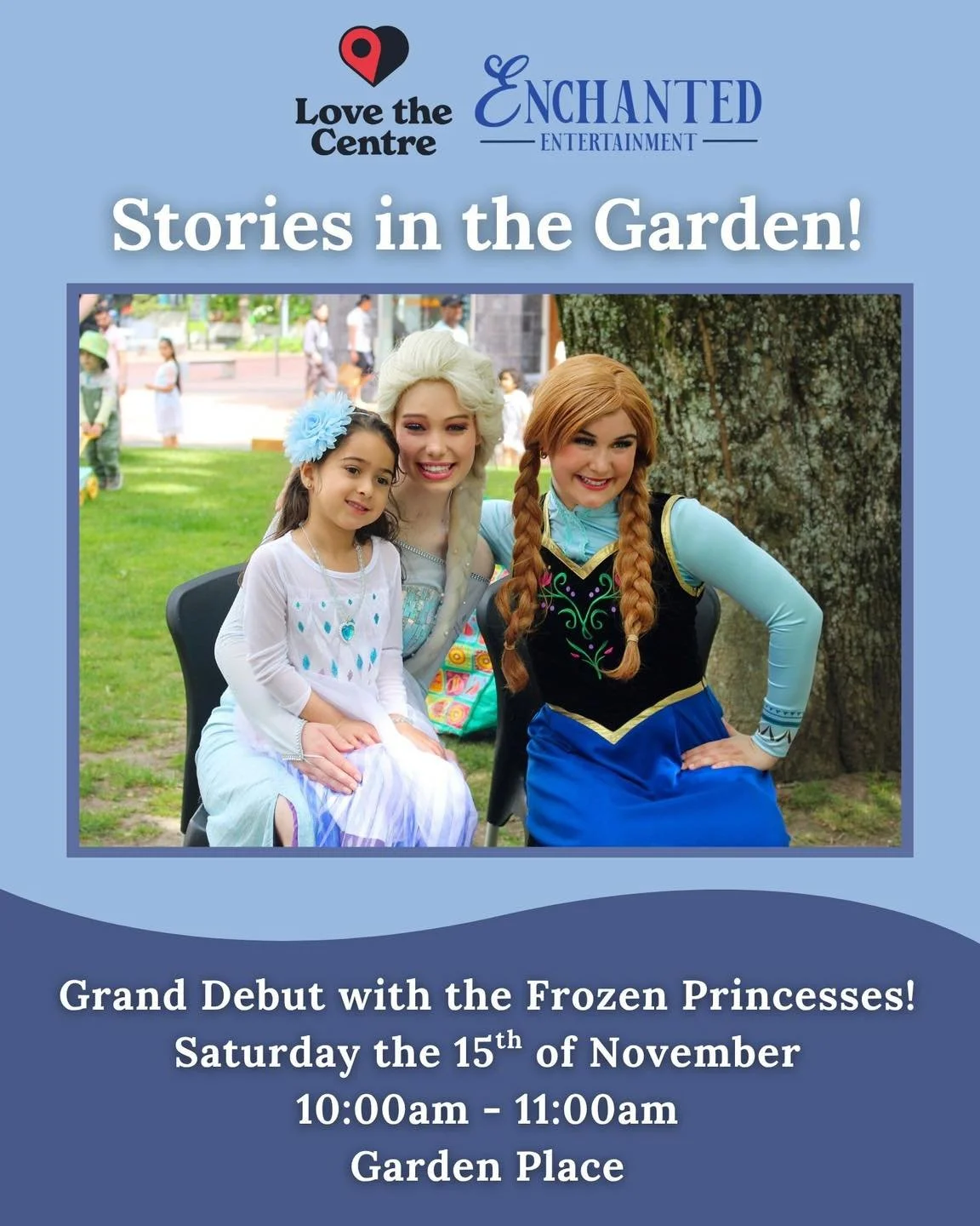 Stories in the Garden is here!! ❄️

One of our most popular seasonal events is back and we&rsquo;re starting the summer off with a &lsquo;cool&rsquo; theme! Brought to you by Love The Centre, we&rsquo;re ringing in the season this weekend with your f