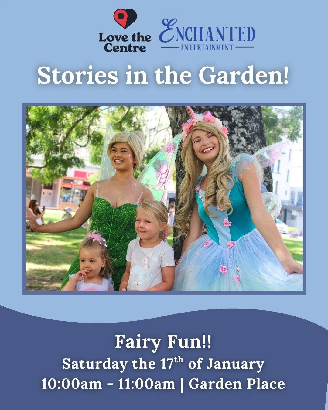 What&rsquo;s On - Stories in the Garden 🧚&zwj;♀️

Flitter over to Garden Place for a magical morning back at Stories in the Garden this Saturday!

We&rsquo;re starting 2026 with a truly enchanting duo, so get ready to pixie dust your weekend with fu
