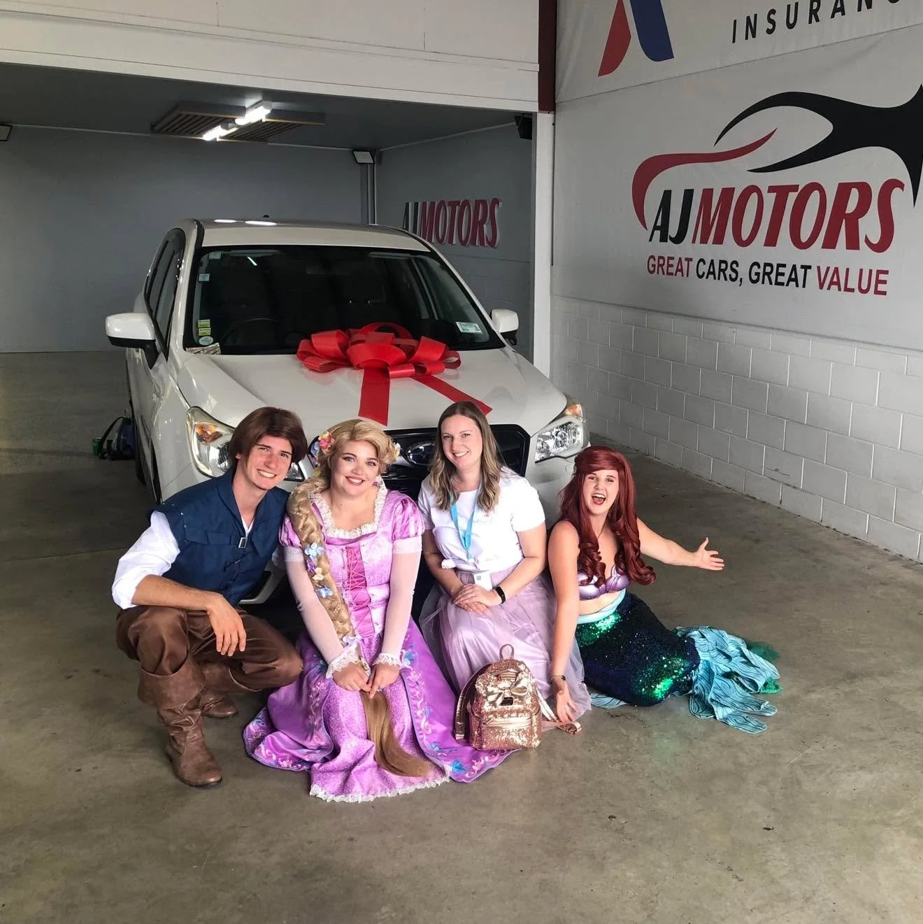 Today we celebrate a very special Enchanted team member&rsquo;s anniversary&hellip; One that is near and dear to all of our hearts! 🚙💝

One year ago we picked up our new princess mobile and we decided to name him Maximus (of course) after our favou