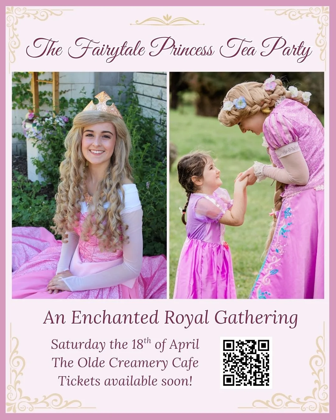 𝑂𝑛𝑐𝑒 𝑢𝑝𝑜𝑛 𝑎 𝑡𝑖𝑚𝑒, 𝑡ℎ𝑒𝑟𝑒 𝑤𝑎𝑠 𝑎 𝑝𝑟𝑖𝑛𝑐𝑒𝑠𝑠 𝑡𝑒𝑎 𝑝𝑎𝑟𝑡𝑦&hellip; ✨

It&rsquo;s time for the return of one of our most magical events!! 

Join Rapunzel and Sleeping Beauty for an enchanted princess tea party! Share in the 