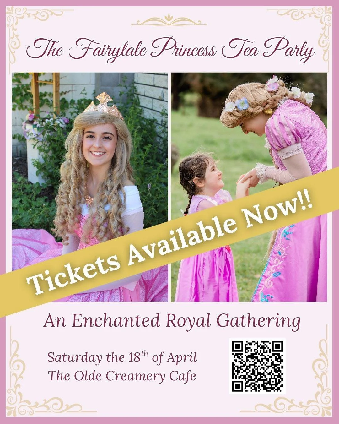 It&rsquo;s happening!! 🎟️🚨✨

Time to get in quick and secure your spot at our magical tea party via the link in our bio 😱

We can&rsquo;t wait to share the most gorgeous moments at this special event with you! 🫶

#characterperformer #hamiltonnz #