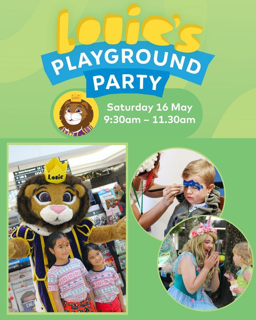 What&rsquo;s On: Louie&rsquo;s Playground Party 🛝

Join Louie at the grand opening of Chartwell&rsquo;s brand new playground! It will be a truly awesome morning, perfect for little ones to create epic memories with everyone&rsquo;s favourite local l