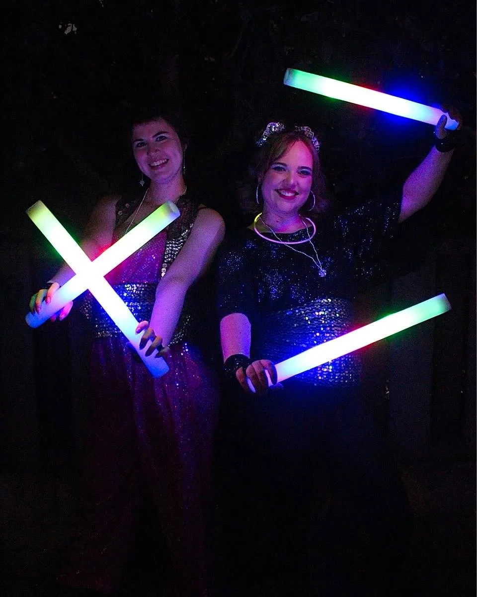 Glow sticks + vibey music = instant party magic 🪩✨

There&rsquo;s nothing quite like watching a room light up (literally) when the dance floor fills with colour, giggles, and little ones showing off their best groovy moves!!

Our disco parties are f