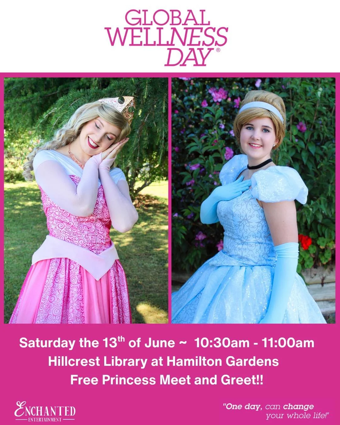 What&rsquo;s On: Global Wellness Day! 🌏💖

Join our Enchanted princesses for a truly magical meet and greet at an event that is all about encouraging communities to pause, reconnect and support wellbeing - done through simple, uplifting spaces!!

Ou