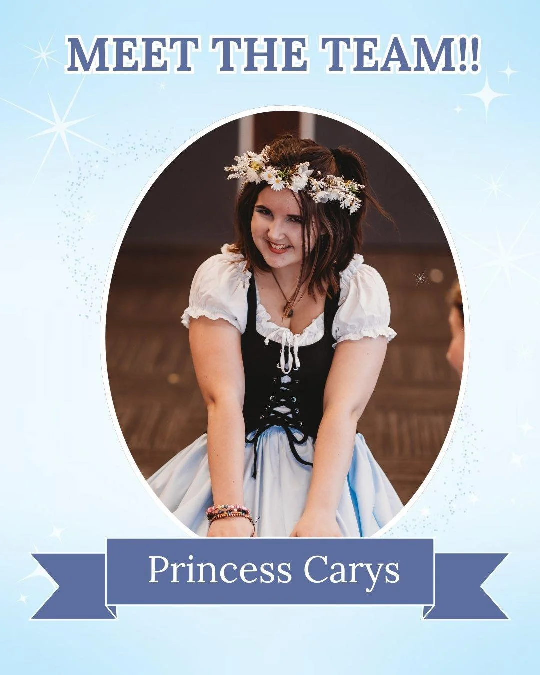Meet Carys 💫

Carys loves all things Disney and her great plan is to travel the world visiting each Disney park, but she loves bringing magic to children through Enchanted Entertainment! When Carys is not in a ballgown or wings she works as a childr