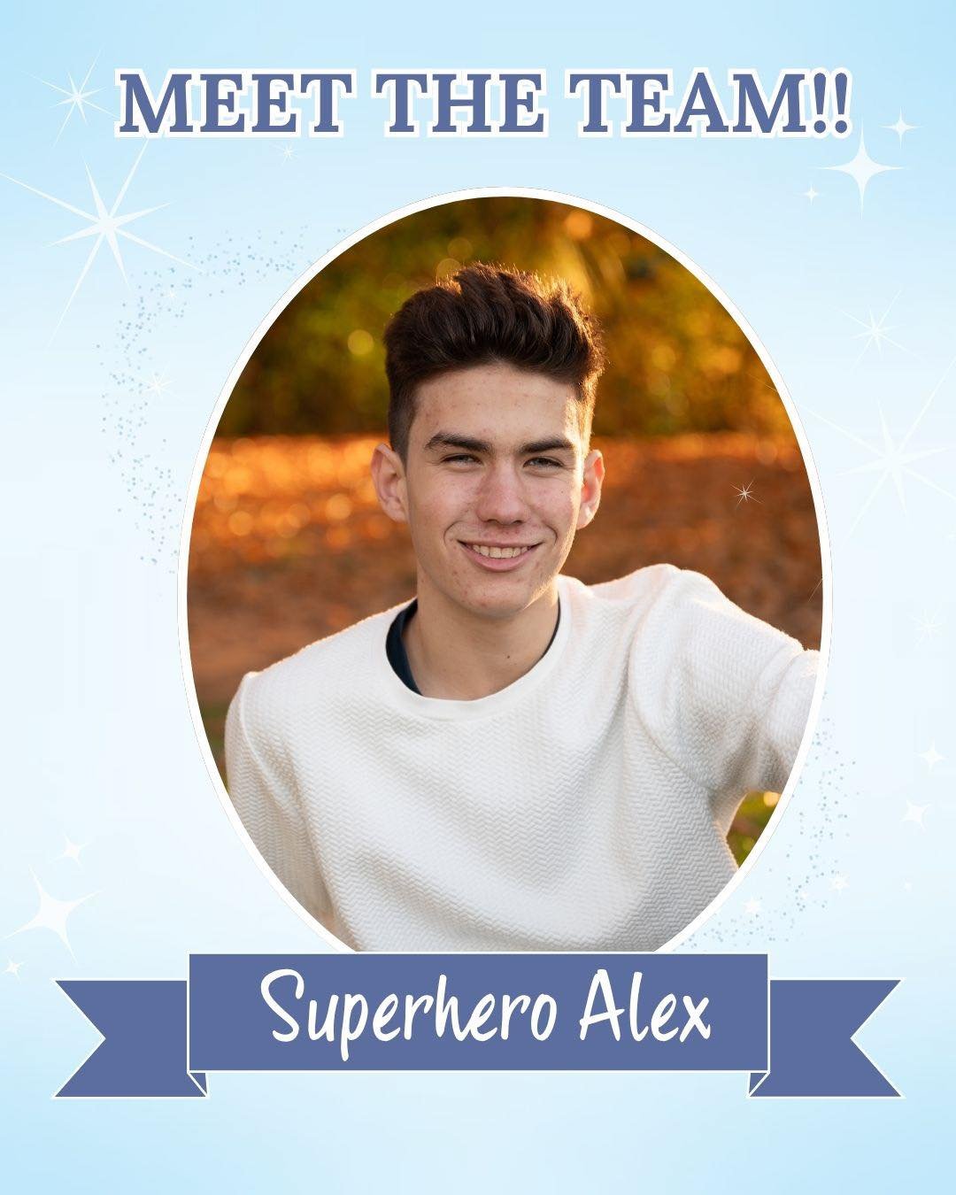 Meet Alex! 🦸&zwj;♂️

Alex loves all things &lsquo;superhero&rsquo; and loves performing, especially in musical theatre! He has been involved in multiple productions including his role as Timon in The Lion King JR. and most recently his role in Olive