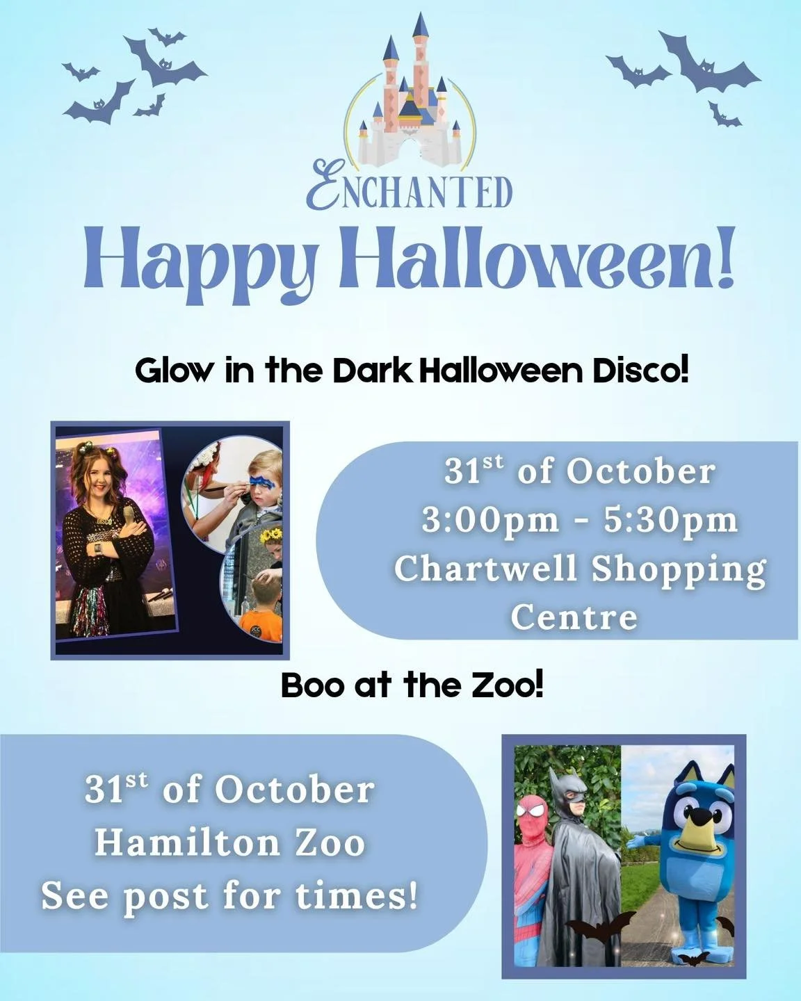 WHAT ARE YOUR LITTLE MONSTERS UP TO THIS HALLOWEEN? 👻🎃

We can't wait to see all the spooky costumes, little witches, superheroes and princesses out and about this Halloween! 

Still making plans for Saturday? Here are two fun family events to add 