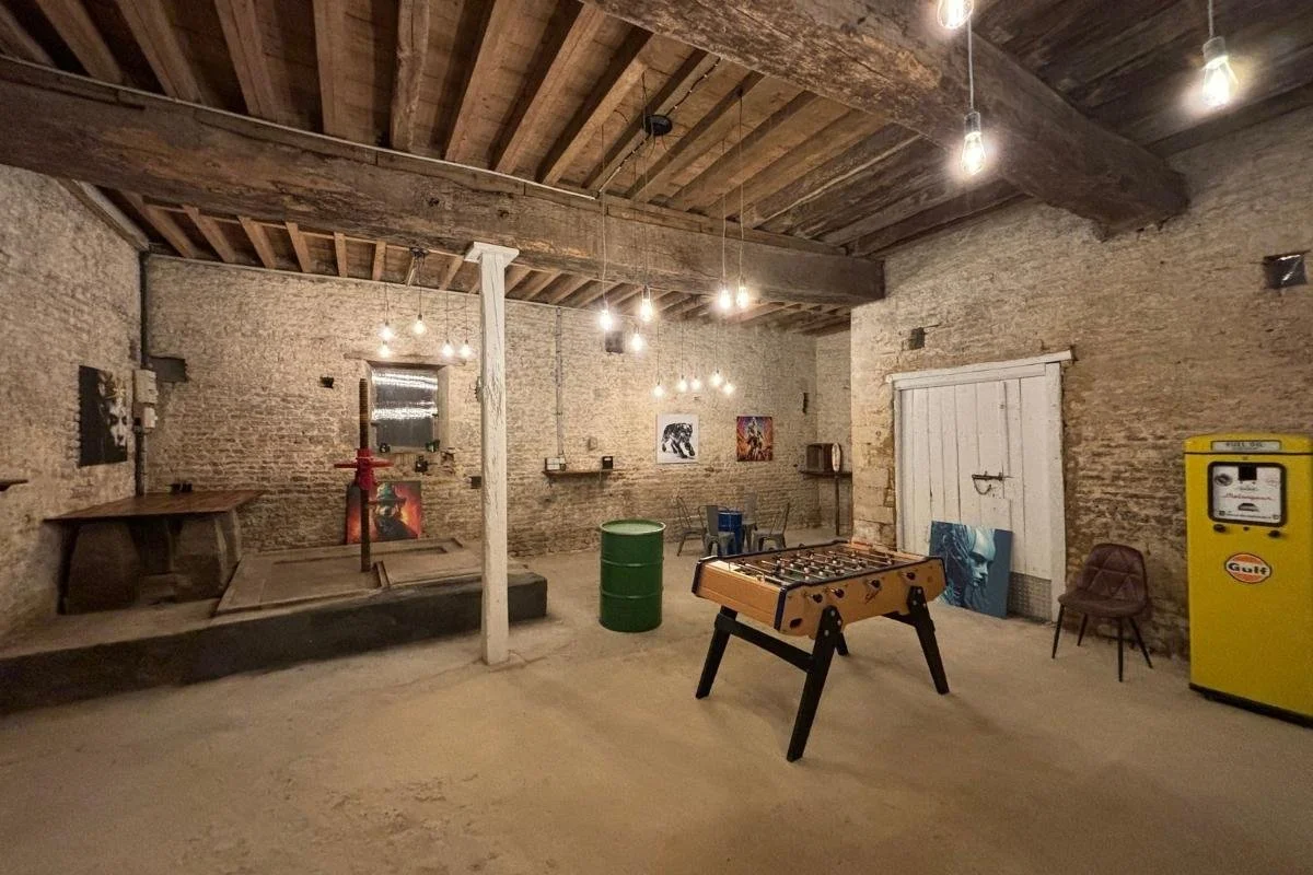 Our play room at La Ferme de la Tour