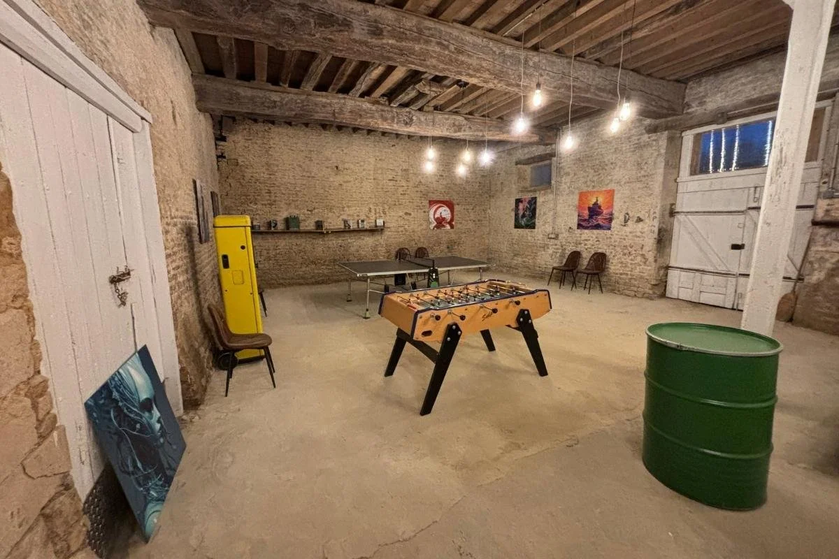 Our play room at La Ferme de la Tour