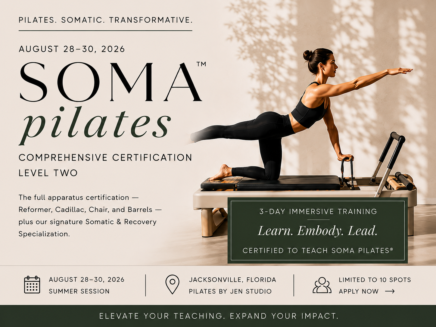 SOMApilates™ COMPREHENSIVE CERTIFICATION