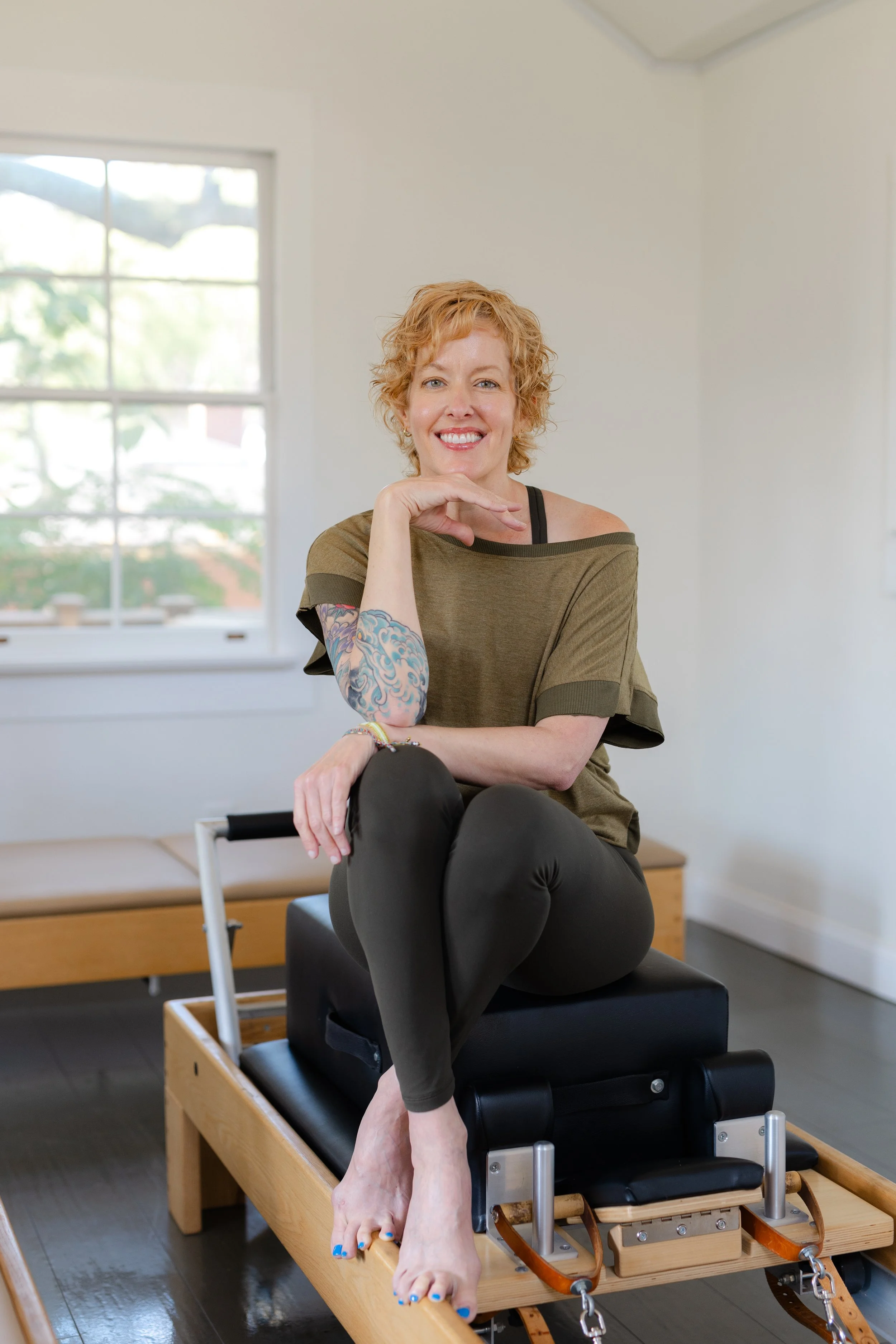 Jen Walker, founder of Pilates by Jen a boutique style pilates studio in Jacksonville, Florida.