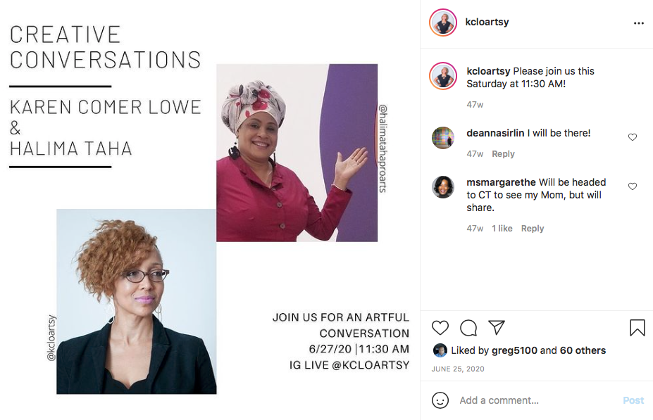 Creative Conversations with Halima Taha parts 1 &amp; 2 (Videos)