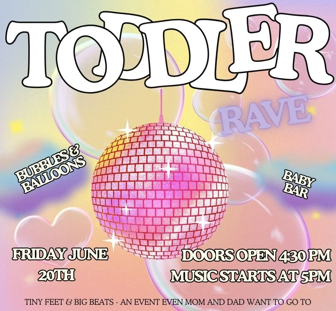 Toddler Rave Sign Toddler Rave at Lackawanna Plaza β Montclair Flea