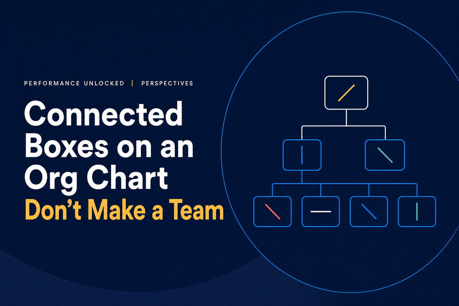 Connected Boxes on an Org Chart Don’t Make a Team