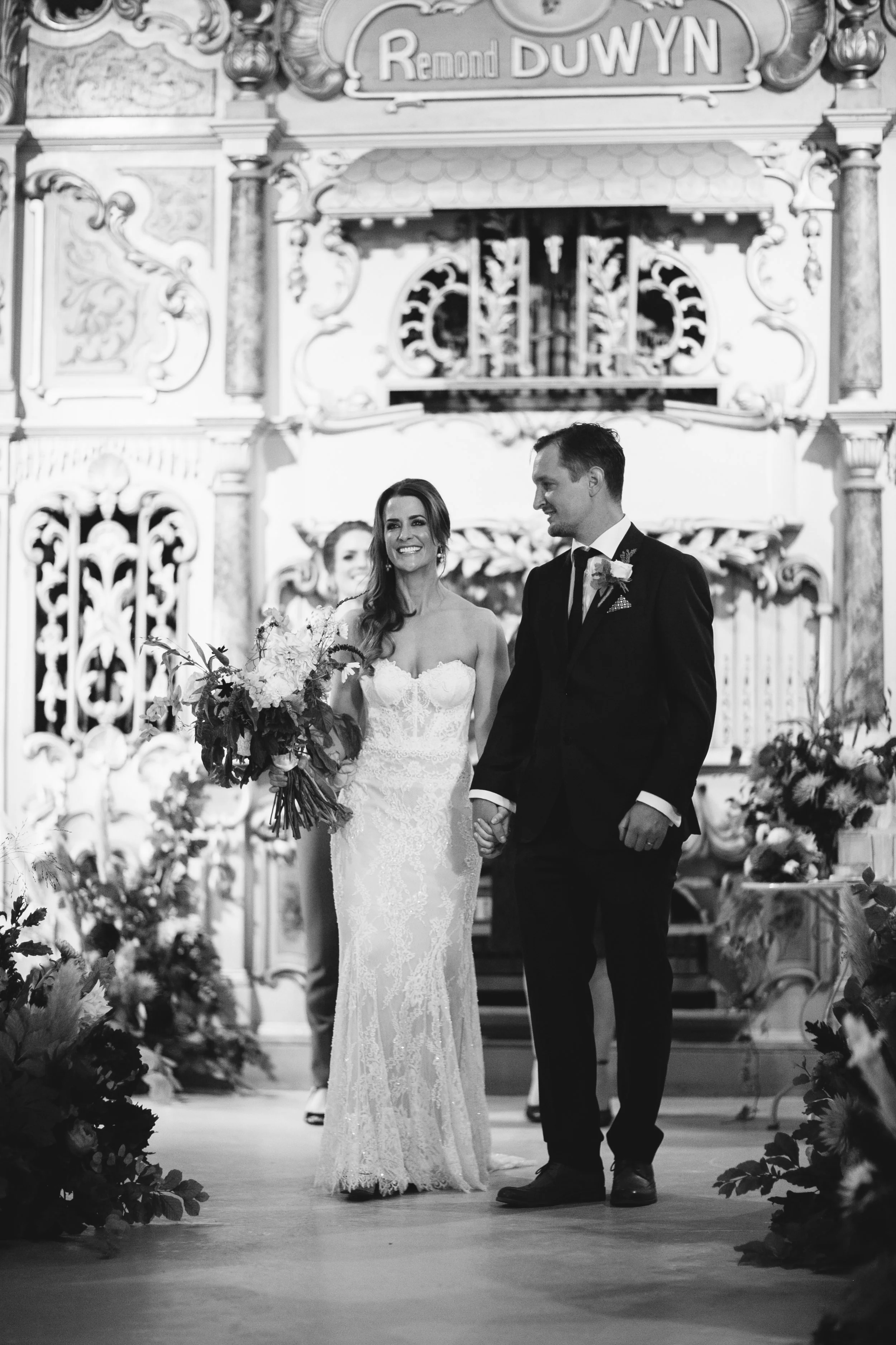 bride and groom at luxury kent wedding