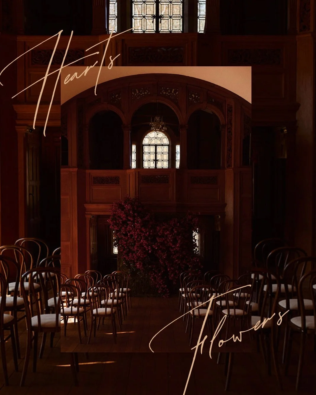 HEARTS &amp; FLOWERS 

Who&rsquo;s watching Wuthering Heights this weekend? Understandable it&rsquo;s dominating the valentines inspiration and reminding us of this dramatic crimson floral heart ceremony backdrop by Early Hours, within the gothic gra