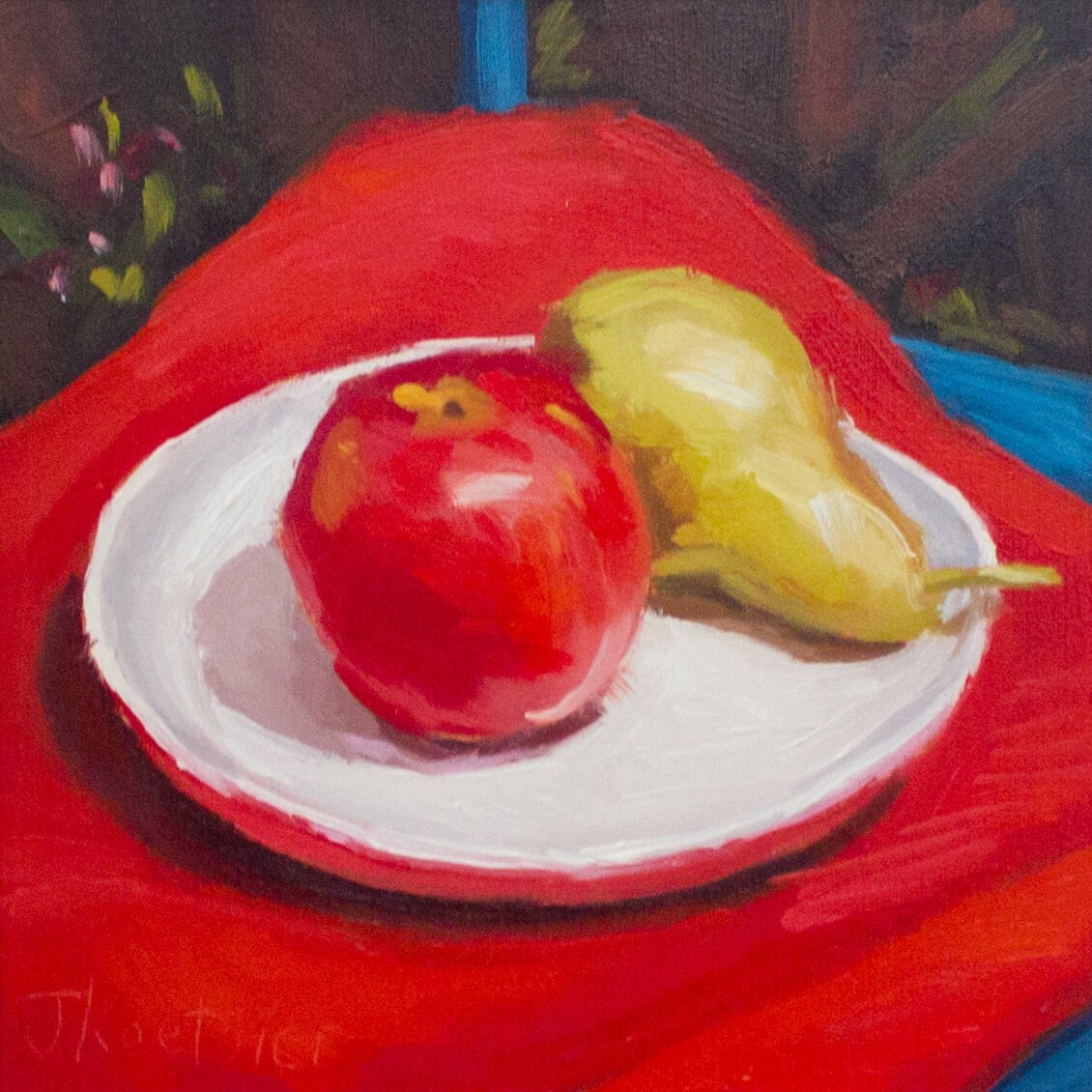 Red, Apple and Pear
