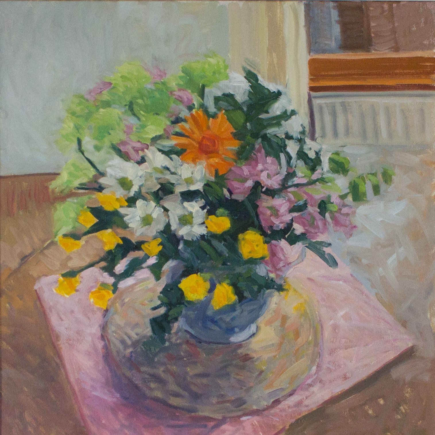 Flowers on our dinning table