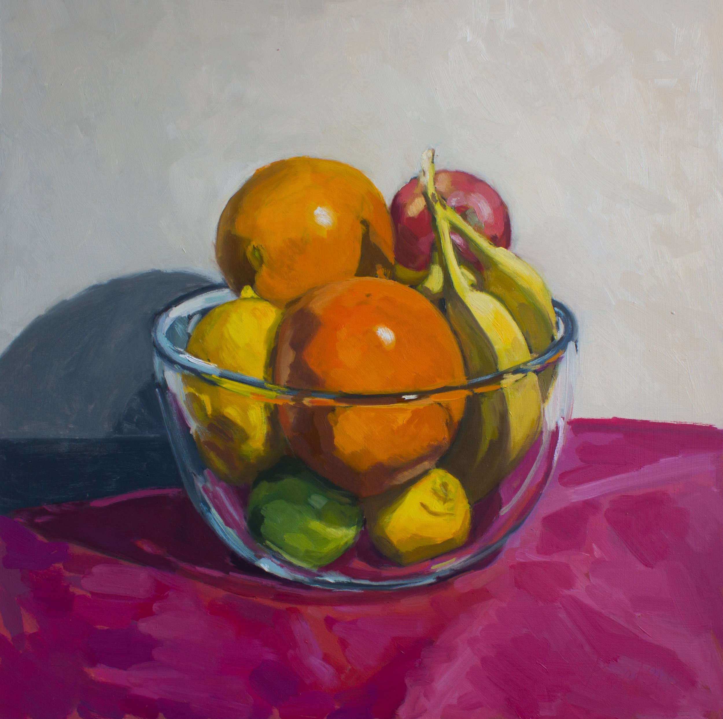 Glass Fruit Bowl