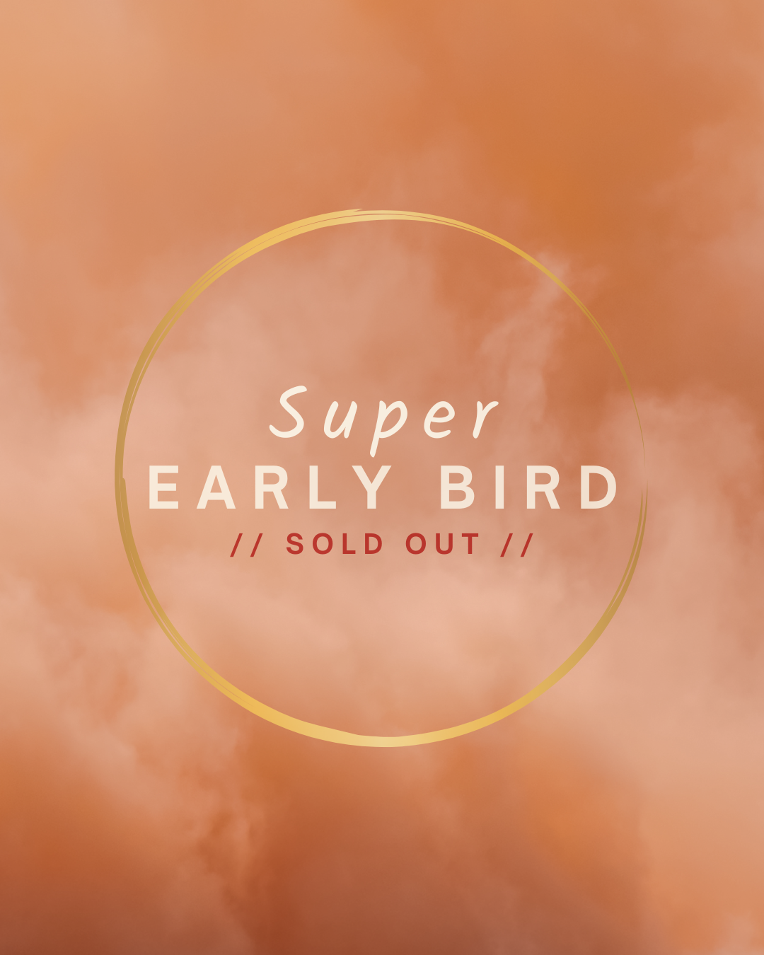 Super Early Bird Ticket