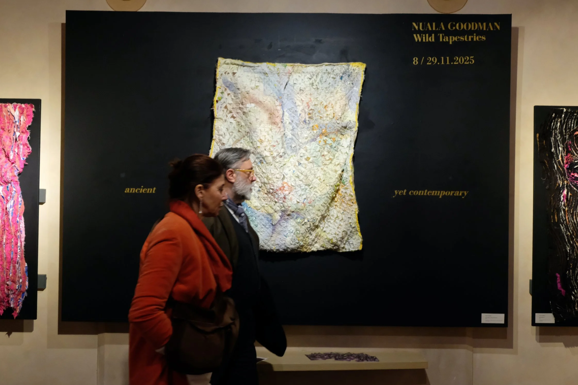    Dalila Formentini and Piero Mega at opening