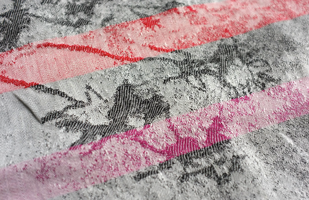 Detail of 'Wild Bouquet' Textile