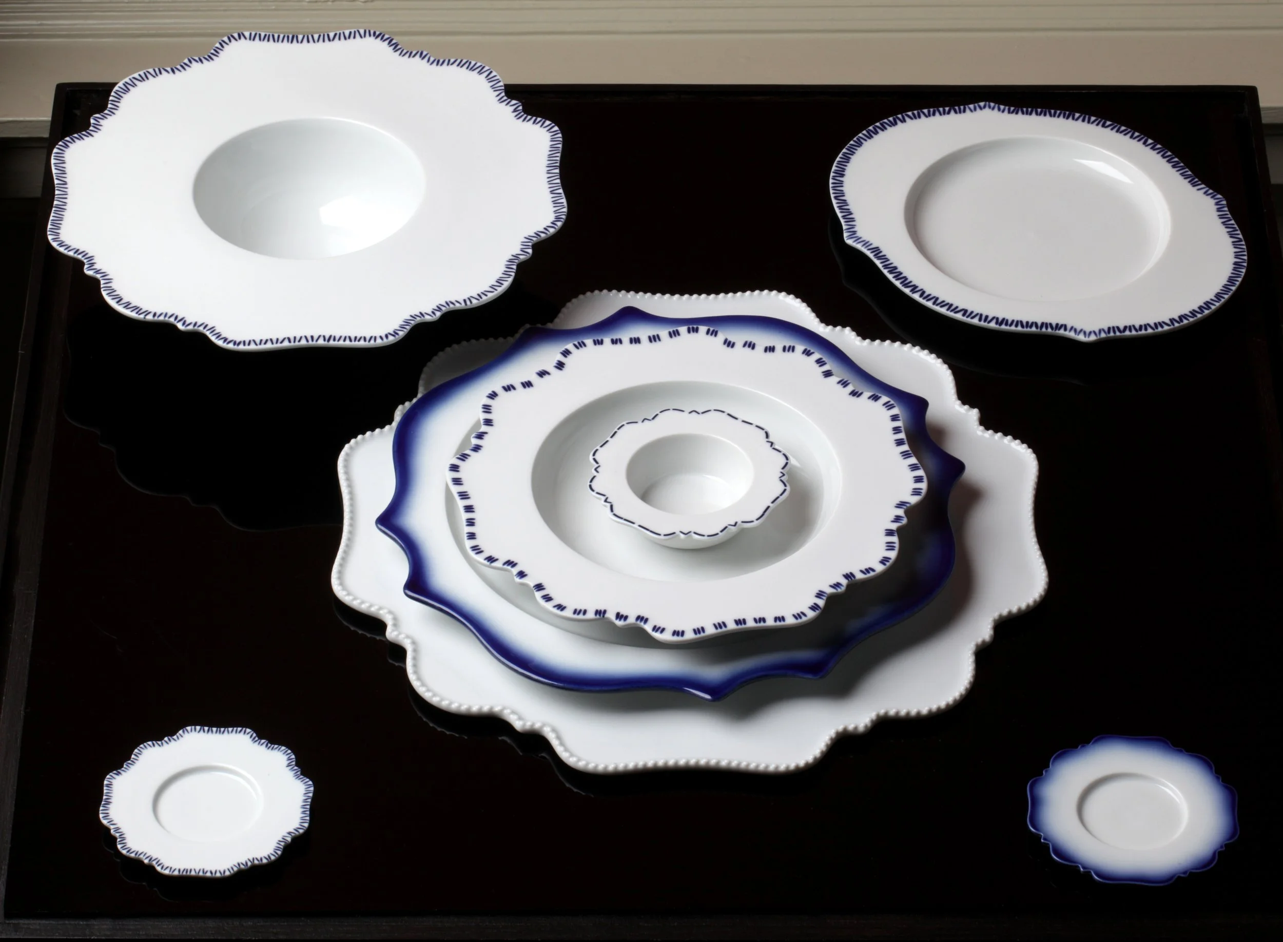 'Taste Blu' porcelain by Paola Navone