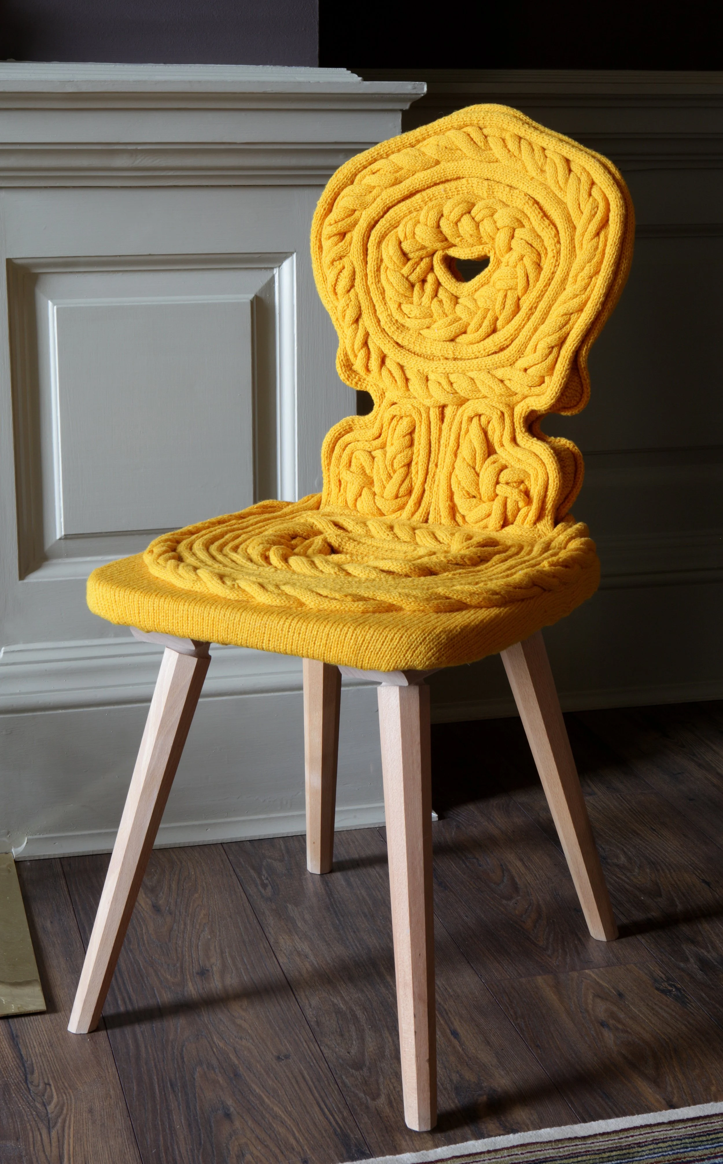 Claire Anne O' Brien crocheted chair