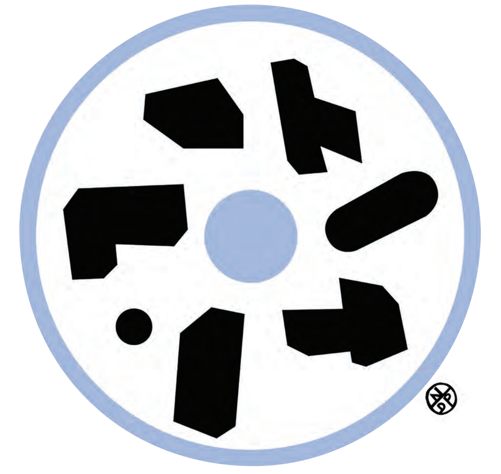 Natalie Du Pasquier "...using that “azzurro” blue that for me has to do with the time the casino was built, I have put together these rotating hard edges shapes that are there as symbols for all the new ideas that were emerging with the illuminism an