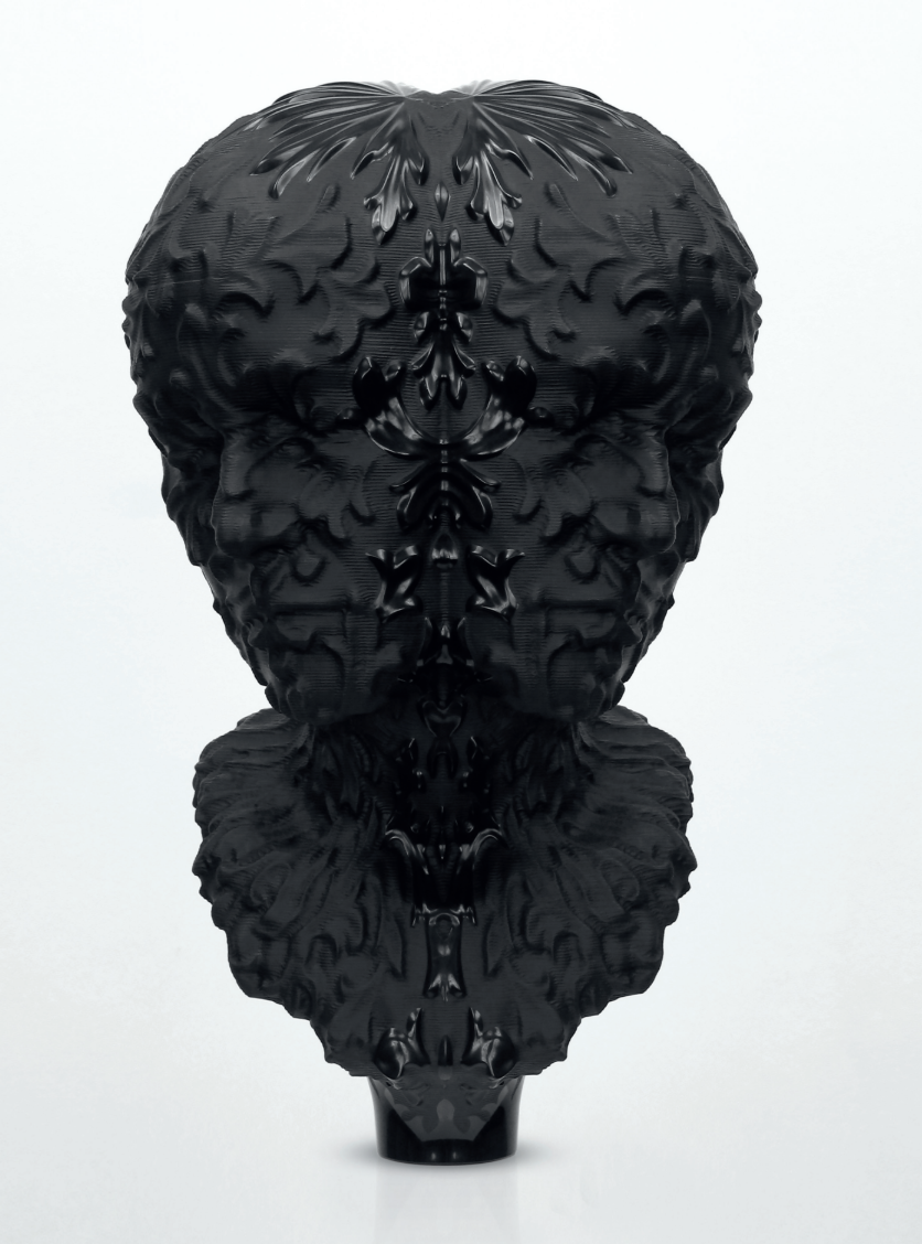 Barry X Ball "Dual portrait of the artist’s New York gallerist"