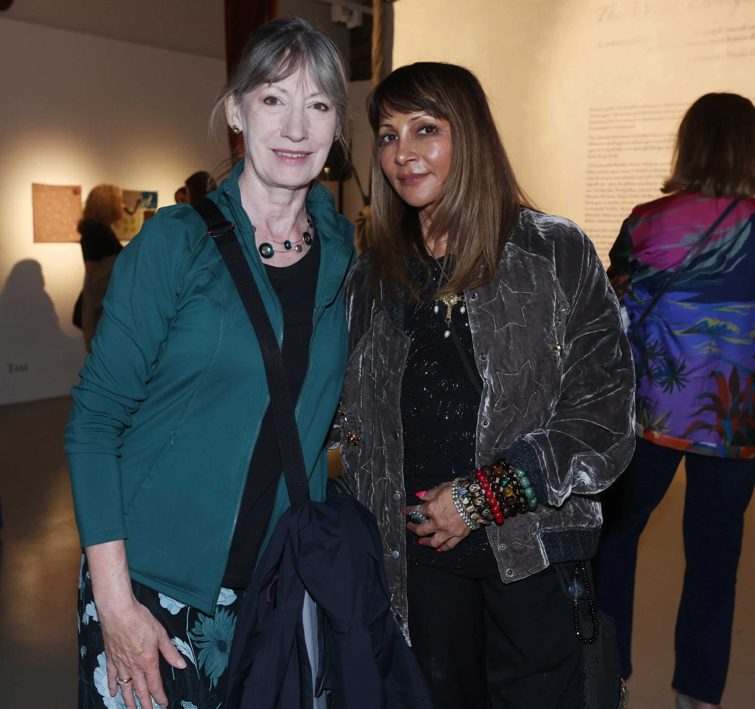 Visitor Caitriona Thornbury , artist Sanchita Ajjampur