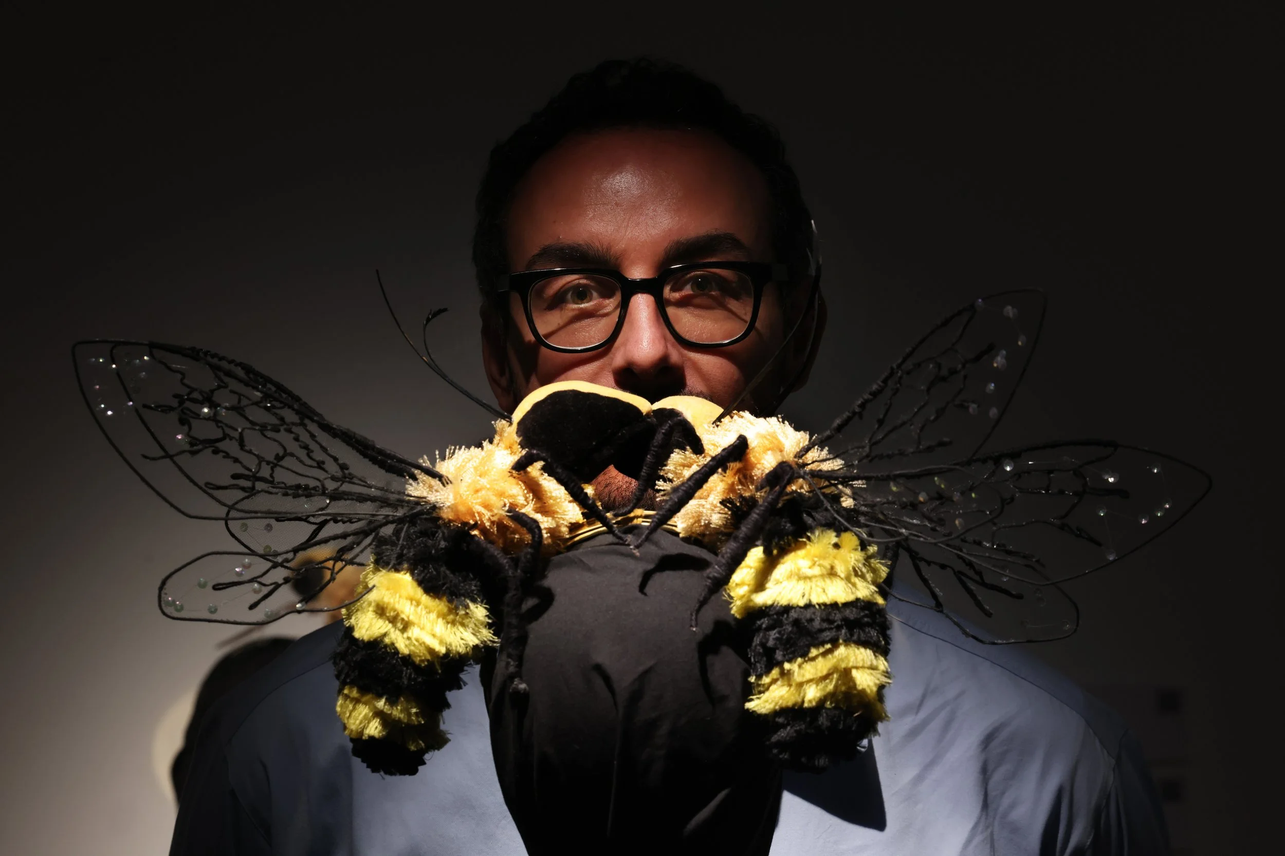 Francesco Ballestrazzi and Queen Bee hat