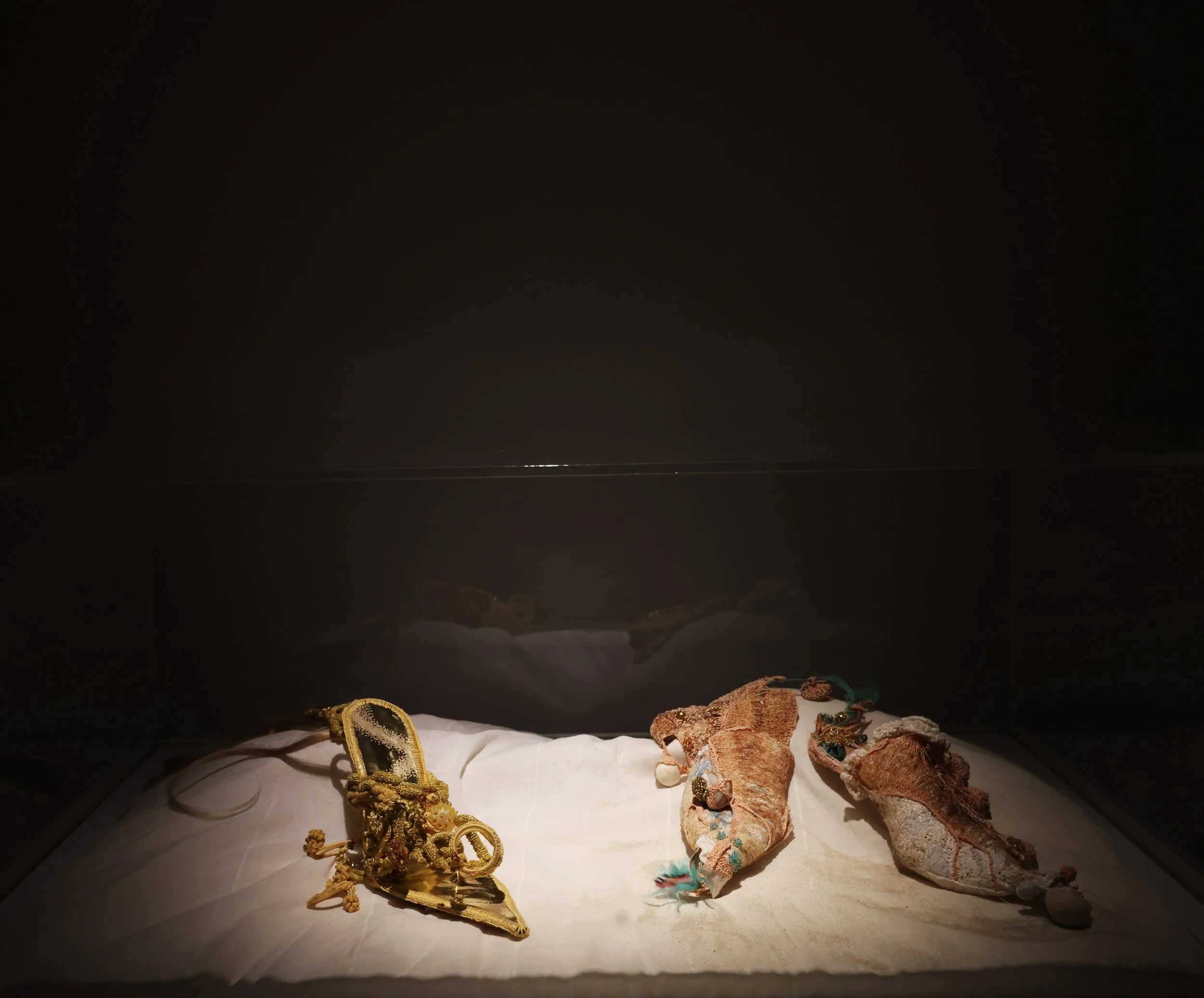 Helen Mc Allister, Alberoni Beach pair, 2010, mixed media


