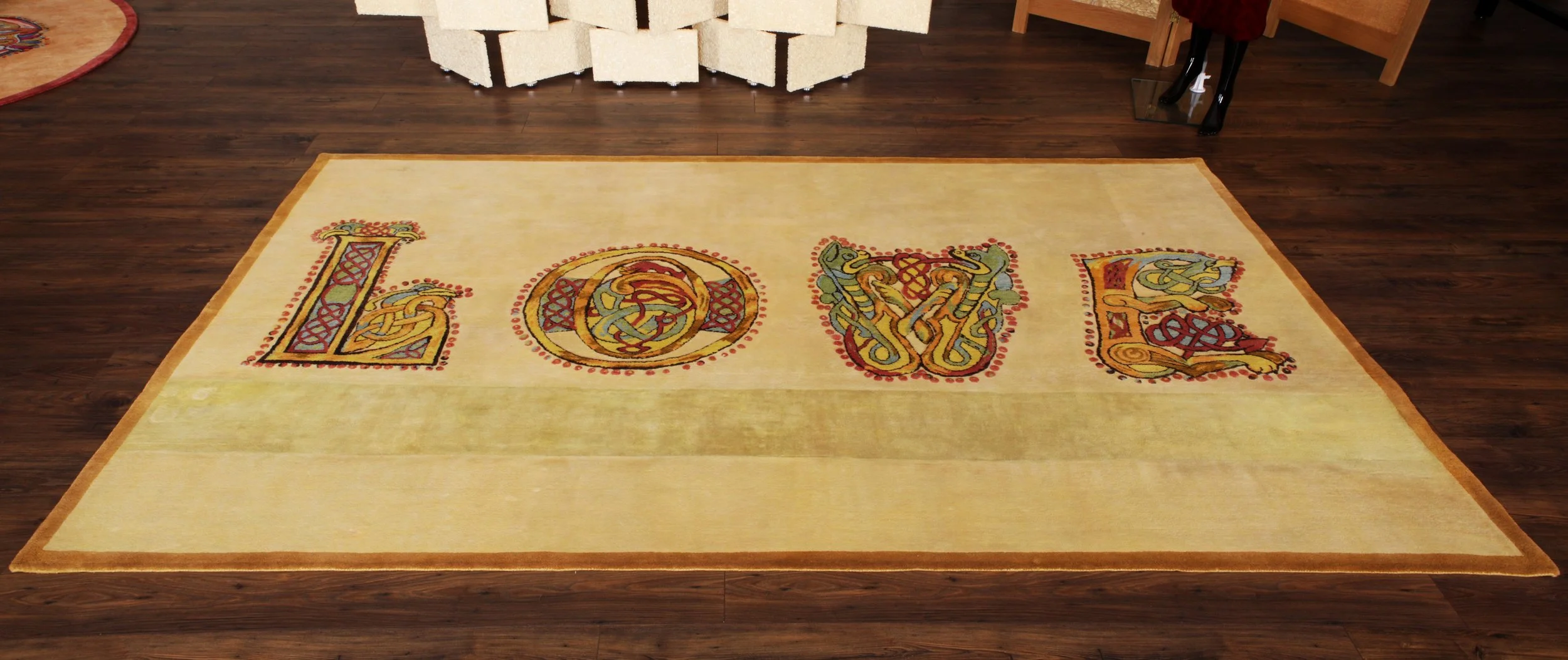 Nuala Goodman 'Love' rug, 200x300cm, silk and wool, PWT.jpg