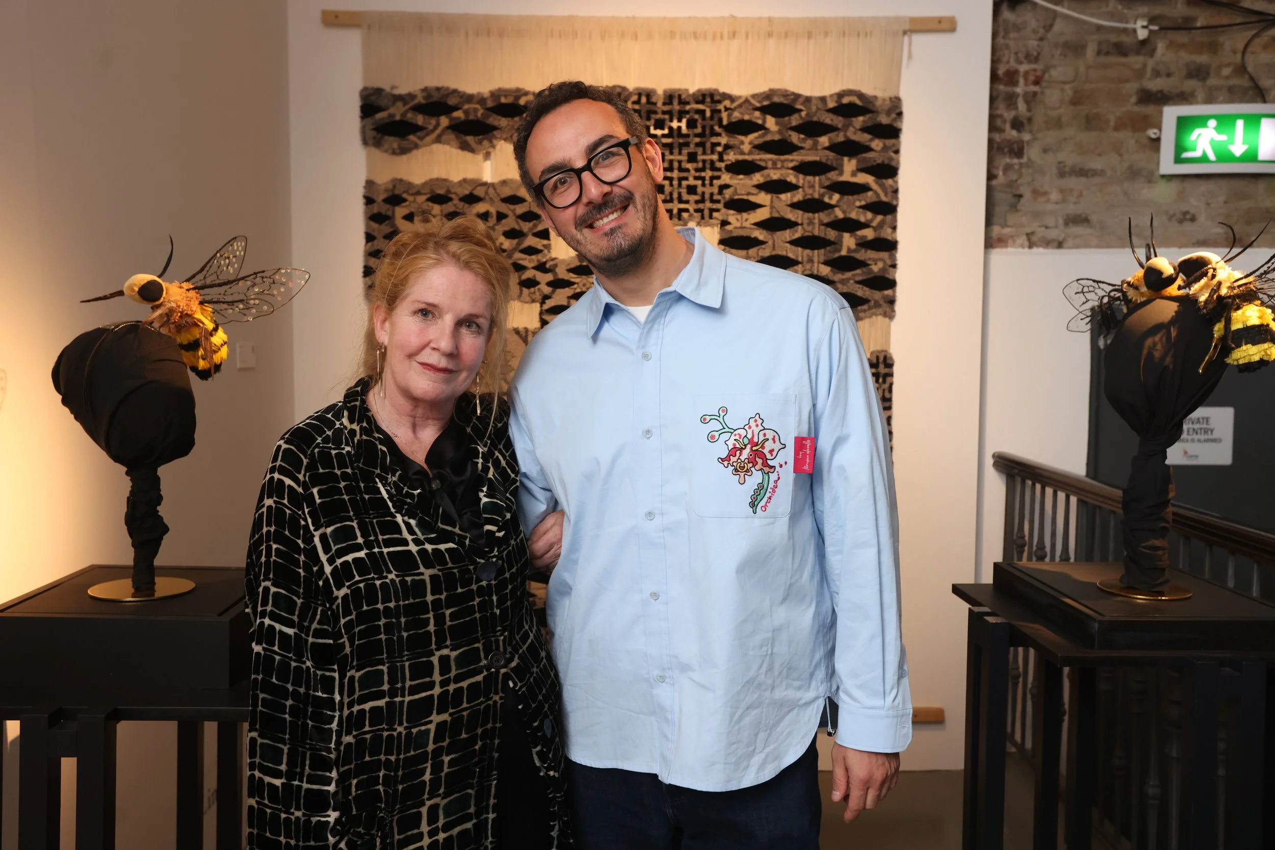 Artists Francesco Ballestrazzi and Nuala Goodman