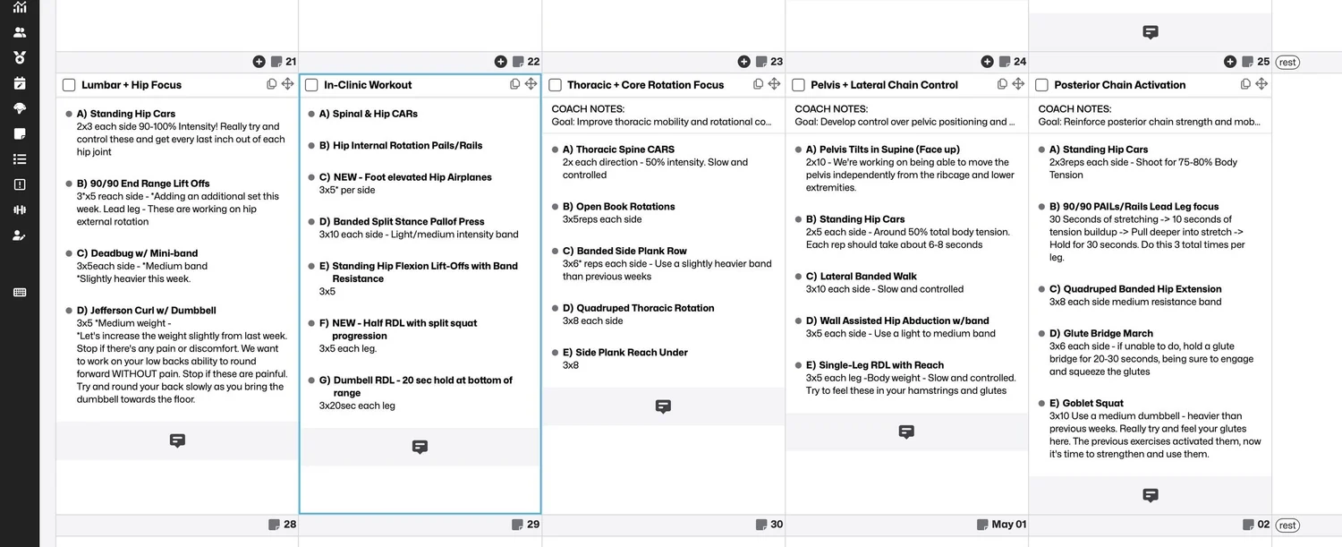 Book movement assessment for rehab and performance training Inver Grove Heights MN