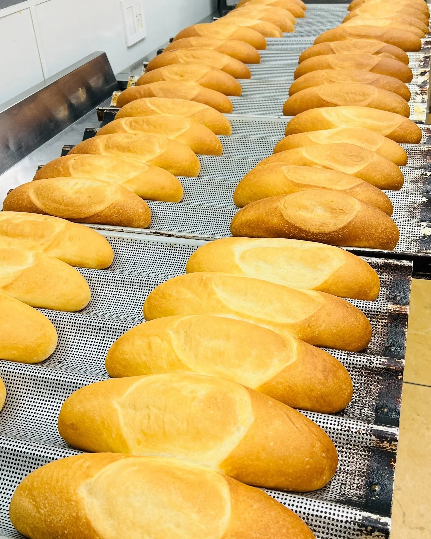 March ❄️? We&rsquo;re coping by baking 🥖. We bake our classic semolina bread fresh in-house every single day, with our recipe perfected with love over years. 
Crunchy on the outside, fluffy like a cloud on the inside &amp; crafted to be the ultimate