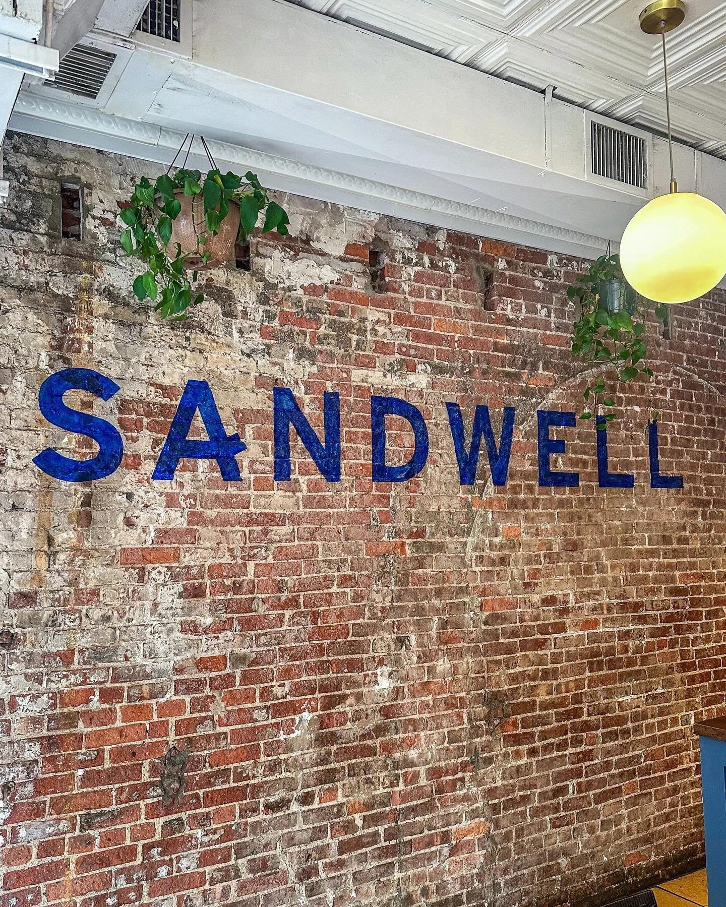 Sandwell is named after my mom, Sandra (also sandwiches made well, and sandwiches made with wellness, but mostly my mom). I walk by every day and touch my hand to her name on the walls. Even though she passed away 30 years ago last month, it still ma