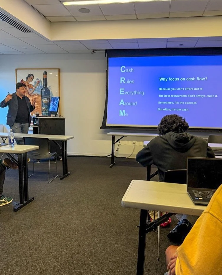 What a blast to be the guest speaker talking cash flow @iceculinary Restaurant &amp; Culinary Management program this week led by @nycproeater !

Food &amp; finance remain forever near &amp; dear to my heart, and it&rsquo;s an honor to be invited bac