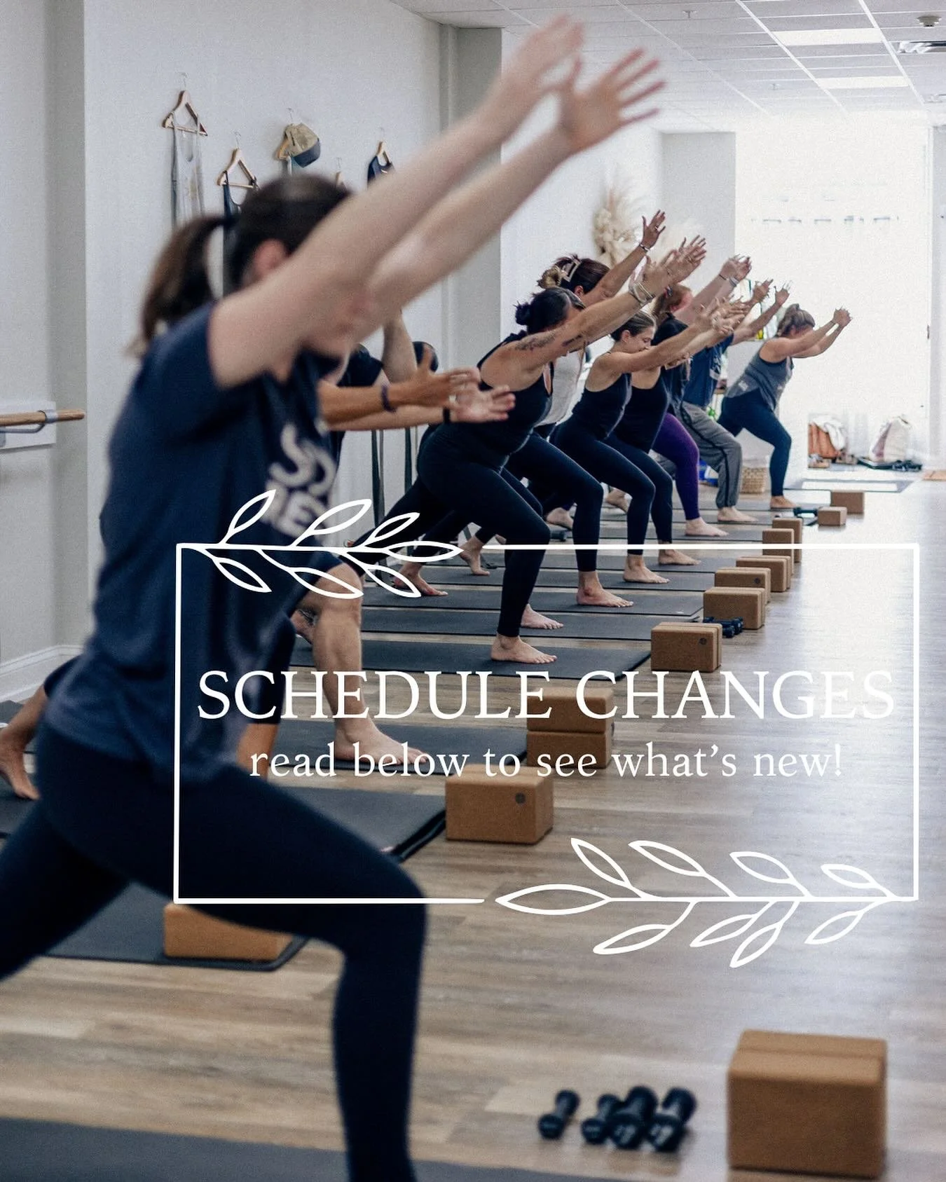our fall schedule GLOW-UP has arrived ✨ 

and there&rsquo;s a lil somethin for everyone&hellip;

✨ CLASS CHANGES ✨

TUESDAYS
6pm Revival Barre is now WARM Revival Barre w/ Dee

where the room is set to 75 degrees (vs. 90 in our heated classes) for a 