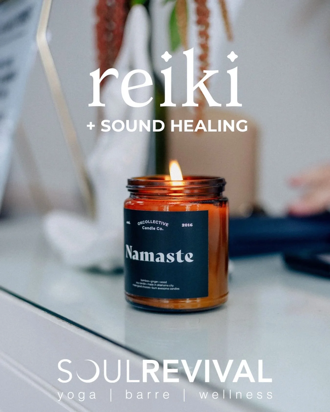 Reiki + Sound Healing ✨

Join Amy + Dee on Sunday, January 4th from 3:30 - 5pm for a calming Reiki + Sound Healing experience.

Through gentle energy work + healing vibrations, you will be guided back to your center. Step into the new year feeling gr