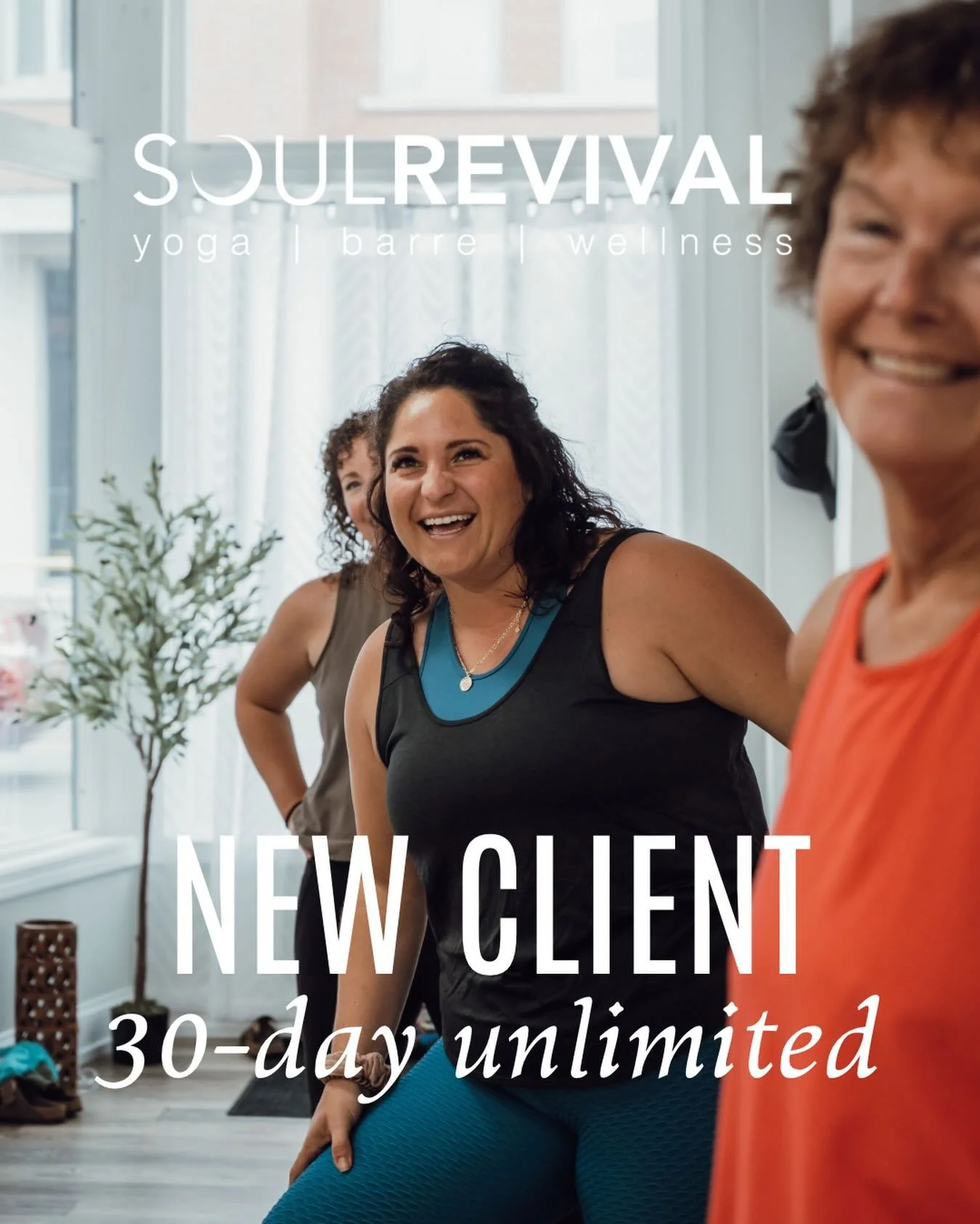 New here? Let&rsquo;s move (and be moved) together.

Enjoy 30 days of unlimited yoga, barre + mat pilates classes for $49.

✨ package activates on first visit
✨ for new clients only
✨ all levels welcome &mdash; join anytime

Tap the link in our bio t