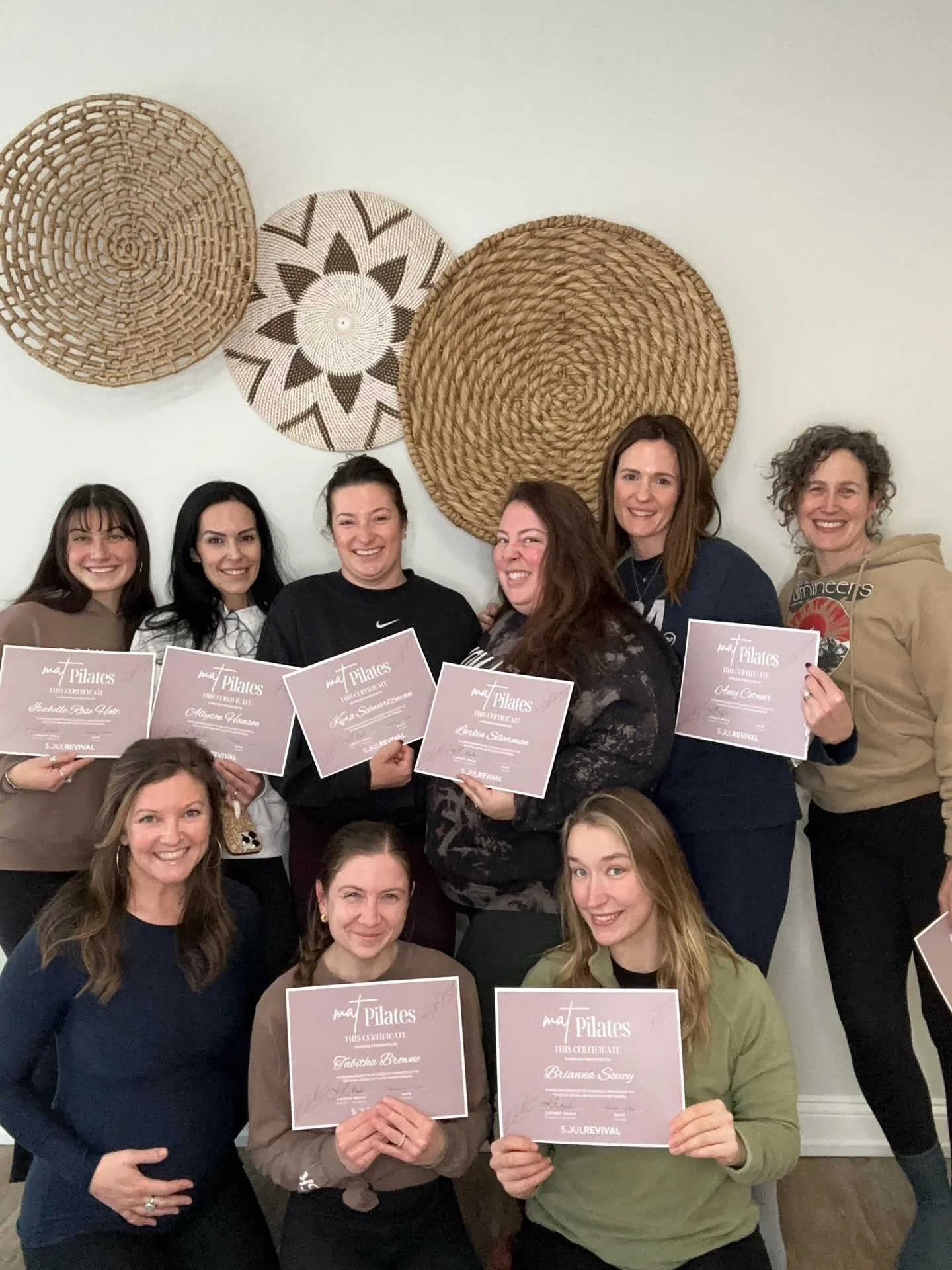 THEY DID THE DAMN THING! 👏🏼

Our FIRST Mat Pilates Teacher Training (a 4-month, 100-hr program) is officially complete. And we have 8 graduates to prove it.

My goodness, am I inspired. The amount of work these women poured into their learning was 