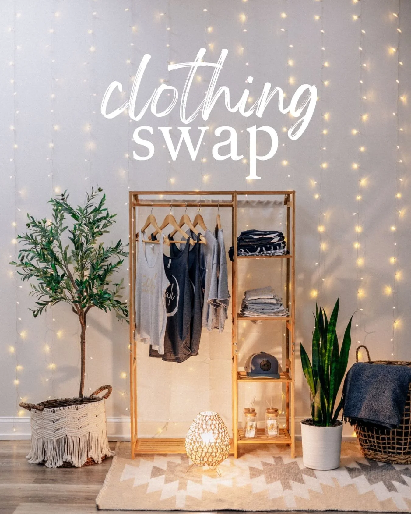 Join us for a community clothing swap! 

Bring in any number of gently loved clothing items (on hangers, please) and take home the same number of pieces &mdash; simple as that!

We&rsquo;ll use the studio barres to display clothing (by size) so it&rs