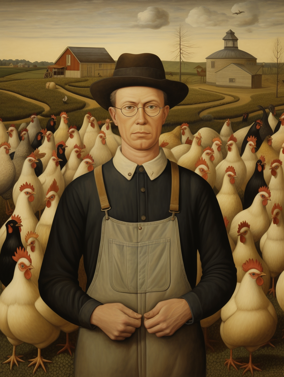 evraknight_style_of_Grant_Wood_a_chicken_farmer_painting_a88b61fb-f401-4793-8b6a-89ddc387ddf9.png