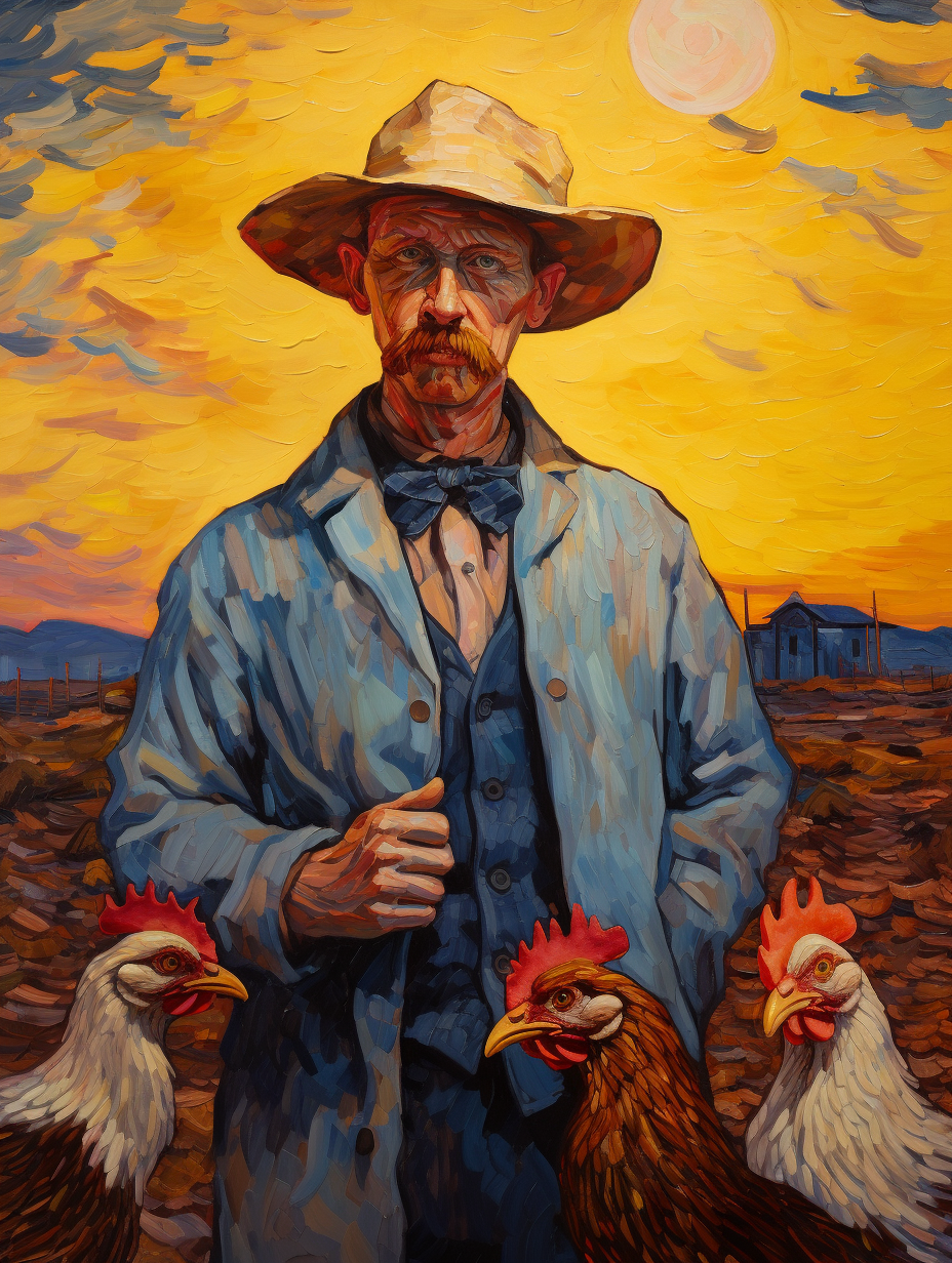 evraknight_style_of_Van_Gogh_a_chicken_farmer_775ae1b3-d363-4511-bb8a-7162dac253cf.png