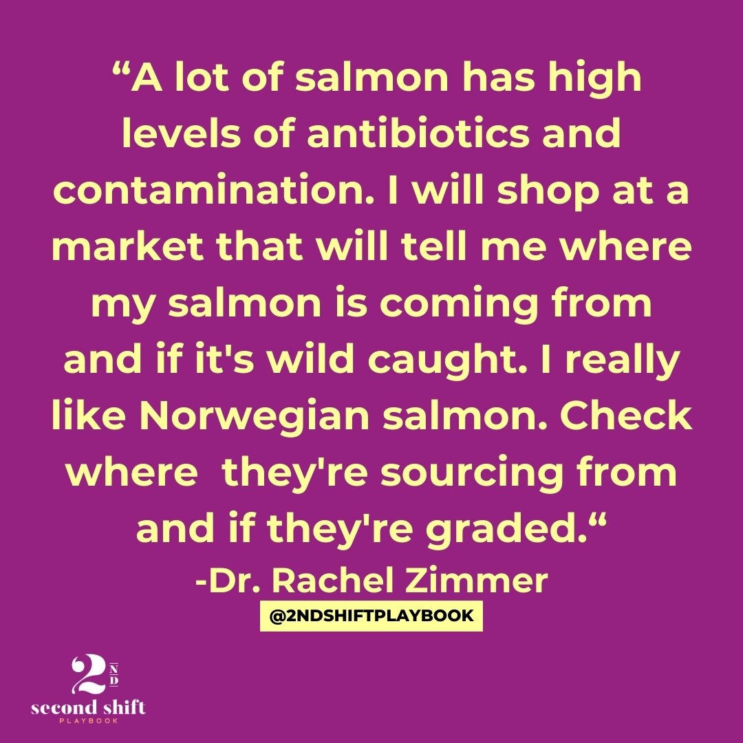 &quot;Did you know? 🐟 When enjoying the rich flavors of salmon, it's crucial to be aware of potential contamination risks that could affect your health. Here are a few things to watch out for:

Mercury Levels: Larger species of salmon, especially th