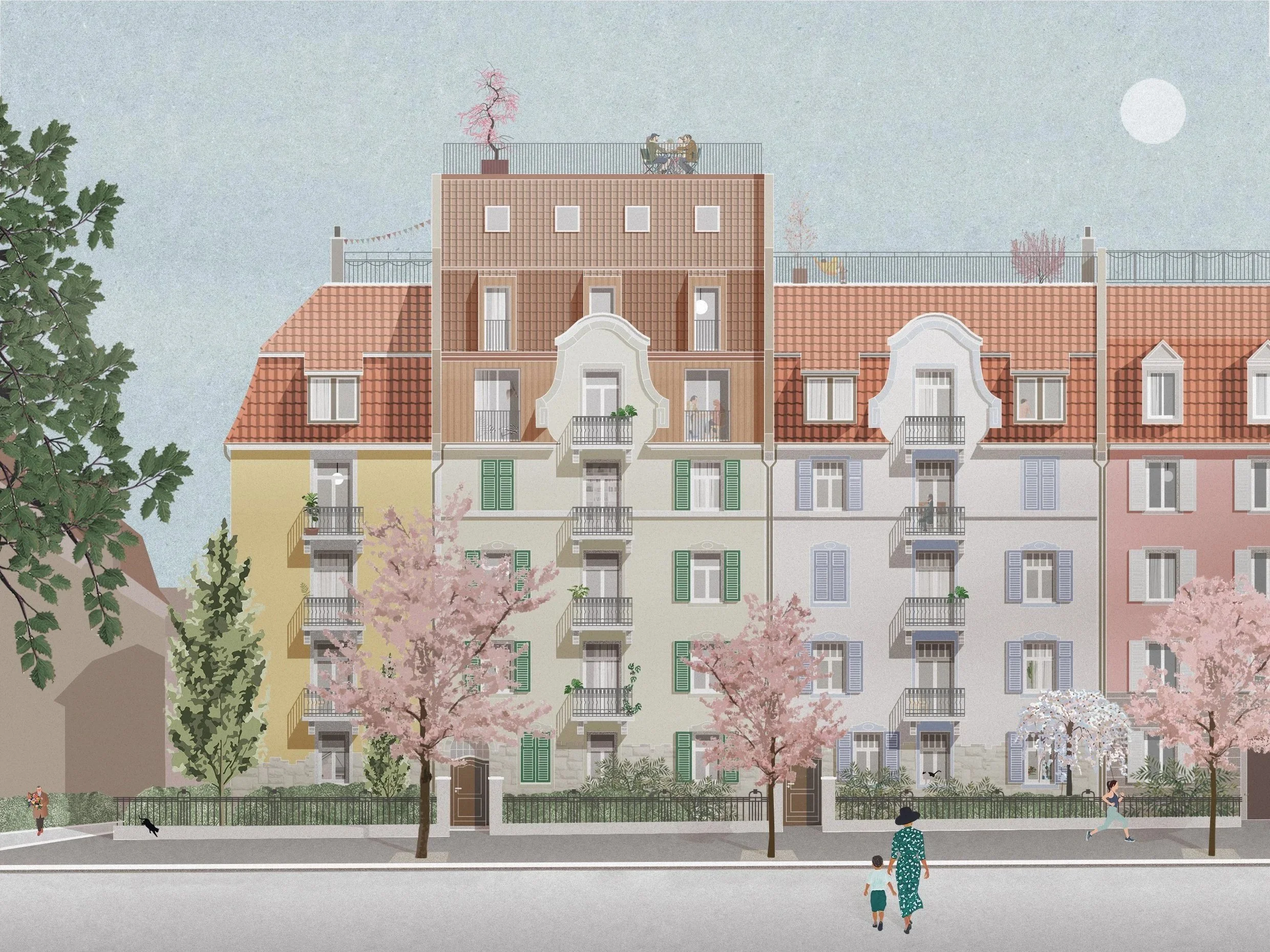 Sanierung und Aufstockung Bertastrasse